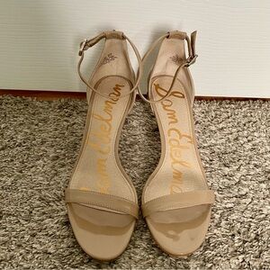 Great Condition Sam Edelman Nude Heeled Sandals Size 7.5
